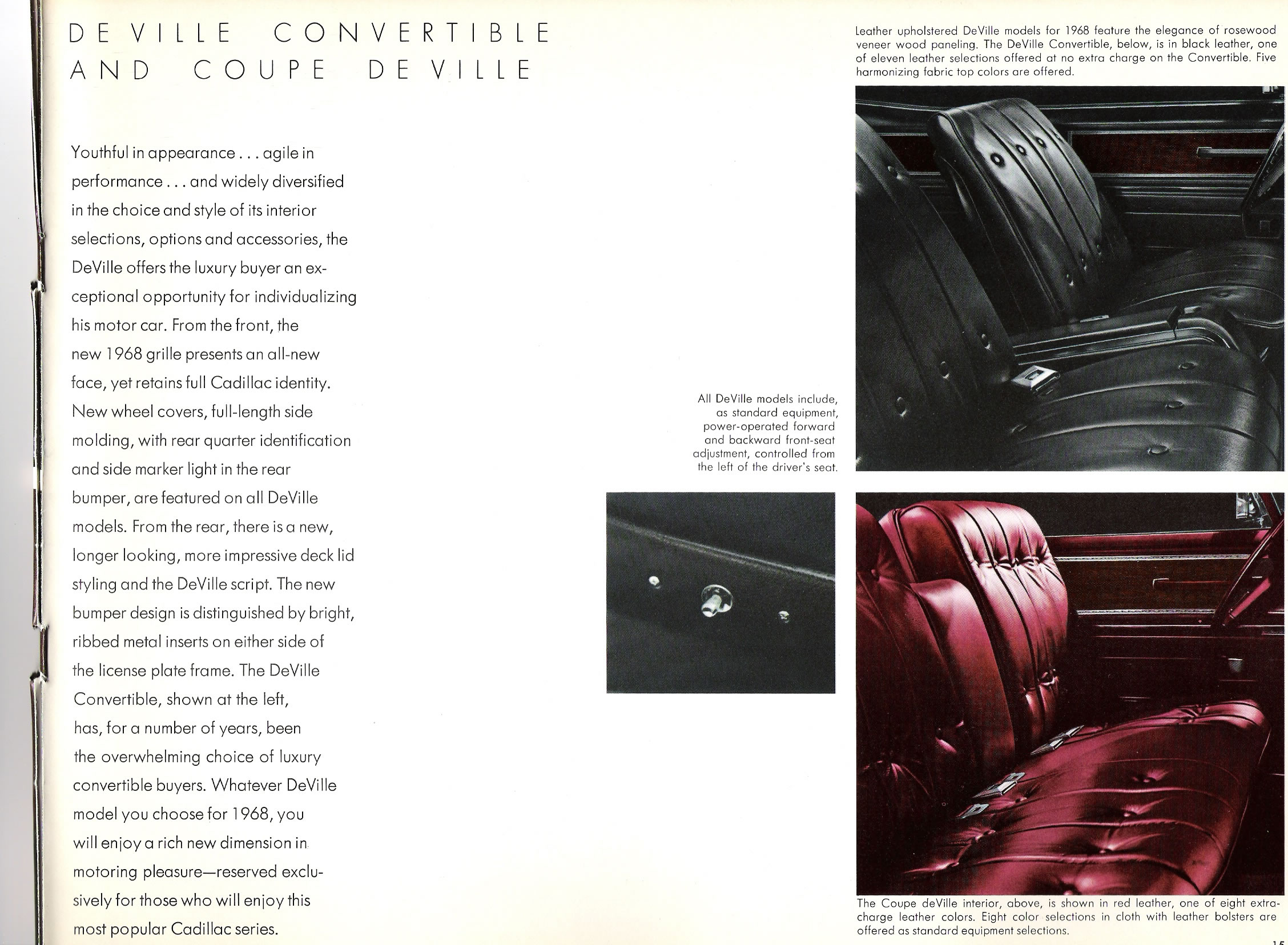 1968 Cadillac Brochure Page 20